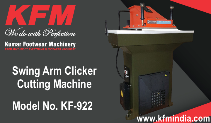 Swing Arm Clicker Cutting Machine